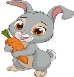 Пин содержит это изображение: Little funny bunny stock vector. Illustration of easter - 105004294
